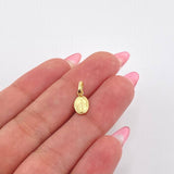 Pendant Miraculous Virgin 0.3gr / 1/2 in / Yellow Gold 18K *