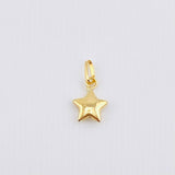 Pendant Star 0.25gr / 1/2 in / Yellow Gold 18K *