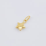 Pendant Star 0.25gr / 1/2 in / Yellow Gold 18K *