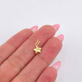 Pendant Star 0.25gr / 1/2 in / Yellow Gold 18K *