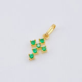 Pendant Cross 0.45gr / 1/2 in / Yellow Gold 18K *