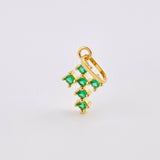 Pendant Cross 0.45gr / 1/2 in / Yellow Gold 18K *