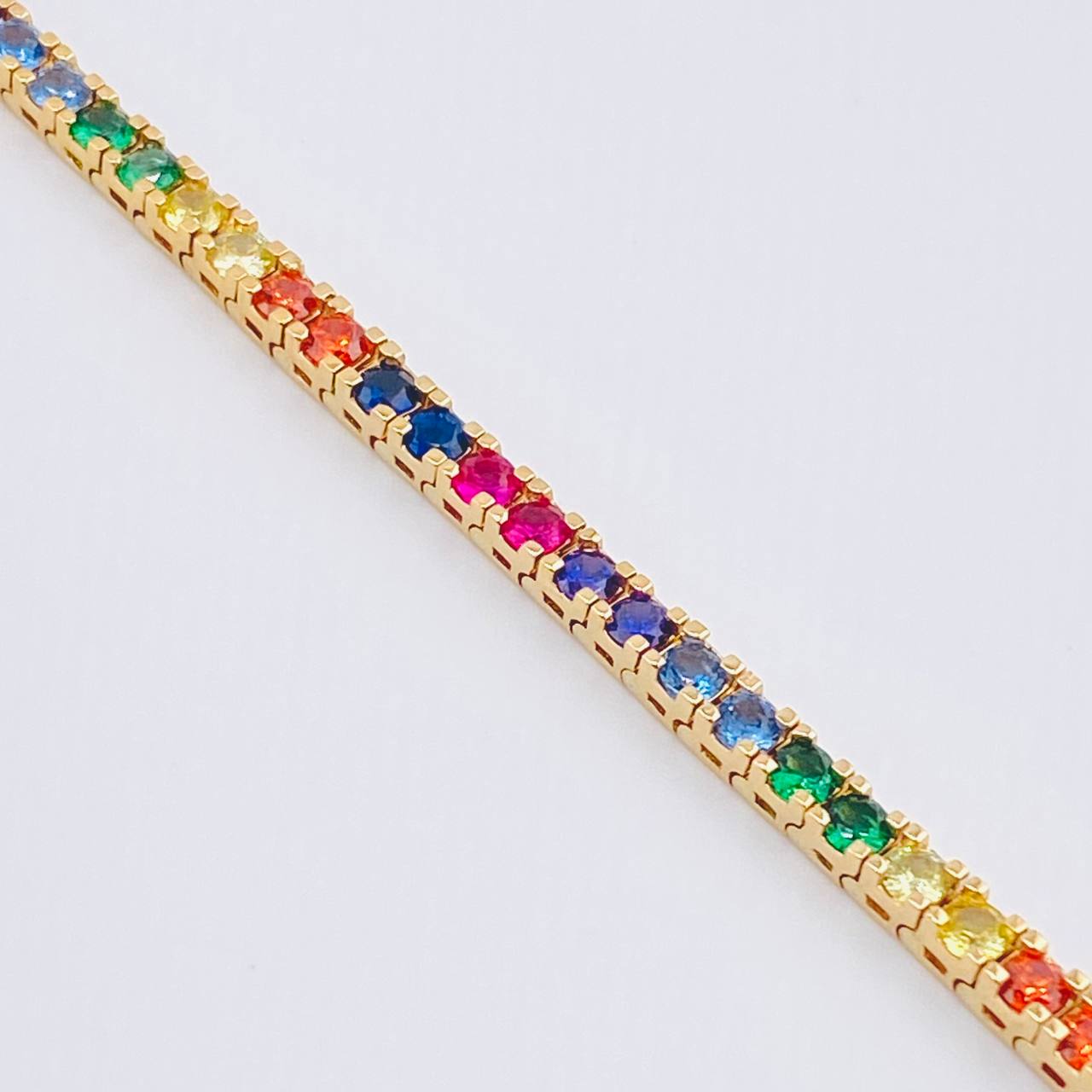 Pulso Tenis 13.75gr / 7 in / 3.5mm Oro Amarillo 18K *