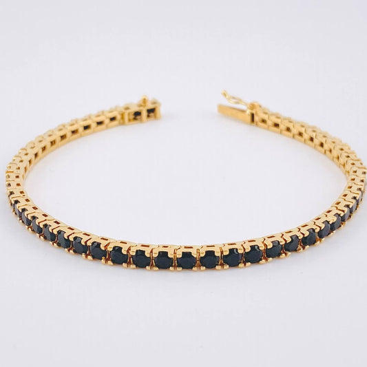Pulso Tenis 12.65gr / 7 1/4 in / 3.4mm Oro Amarillo 18K *