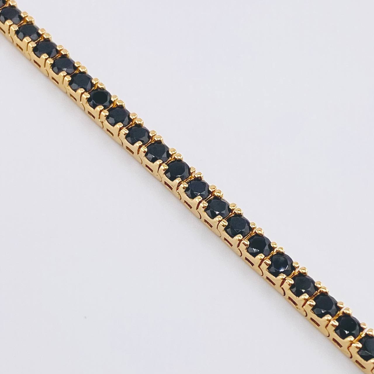 Pulso Tenis 12.65gr / 7 1/4 in / 3.4mm Oro Amarillo 18K *