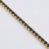 Pulso Tenis 12.65gr / 7 1/4 in / 3.4mm Oro Amarillo 18K *
