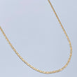 Cadena Escalera Plana 1.3gr / 17 3/4 in / 1mm Tres Oros +3 18K $