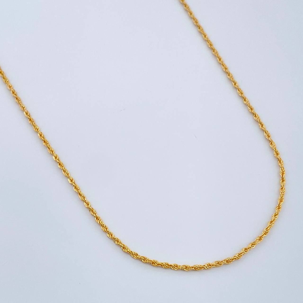 Cadena Lazo 1gr / 23 1/2 in / 1mm Oro Amarillo +3 18K %