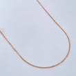 Cadena Veneciana 1.15gr / 17 3/4 in / 1mm Oro Rosa +3 18K $