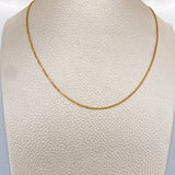 Venetian Chain 2.75gr / 17 3/4 in / 2mm Yellow Gold +3 18K $