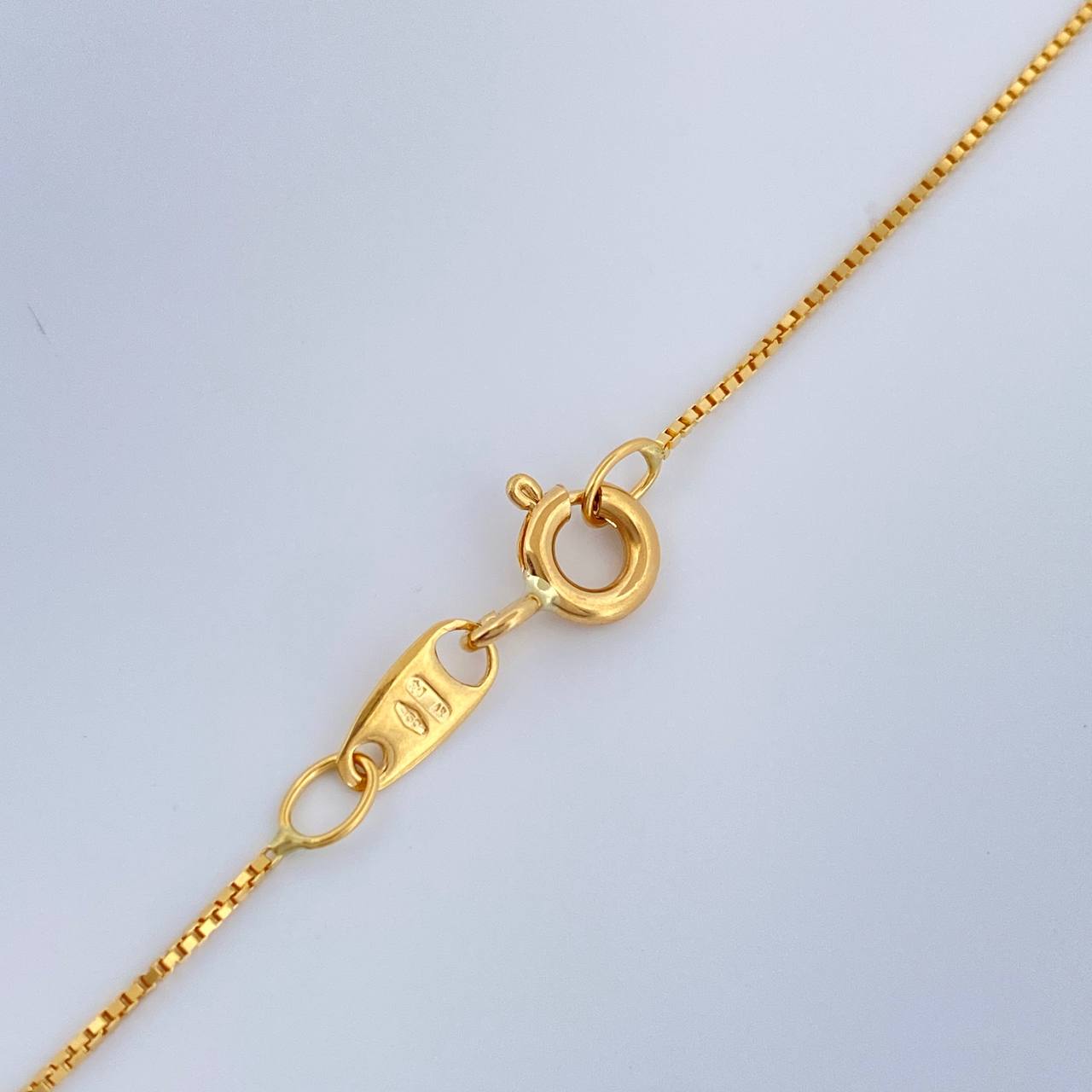Cadena Veneciana 1.8gr / 17 3/4 in / 1.25mm Oro Amarillo +3 18K $