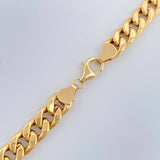 Cadena Cubana 14.4gr / 23 1/2 in / 7.22mm Oro Amarillo +1 18K $
