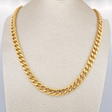 Cadena Cubana 14.4gr / 23 1/2 in / 7.22mm Oro Amarillo +1 18K $