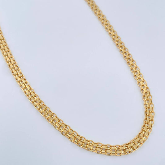 Cadena China 8.75gr / 23 3/4 in / 4.55mm Oro Amarillo +1 18K $