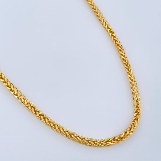 Cadena Franco 11.5gr / 23 1/2 in / 2.72mm Oro Amarillo +3 18K $