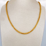 Cadena Franco 11.5gr / 23 1/2 in / 2.72mm Oro Amarillo +3 18K $