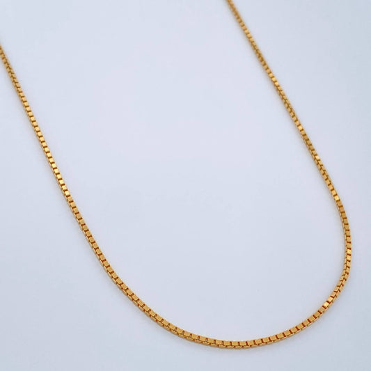 Cadena Veneciana 5.05gr / 27 1/2 in / 0.95mm Oro Amarillo +3 18K $