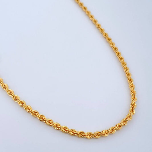 Cadena Lazo 8.5gr / 23 1/2 in / 3.1mm Oro Amarillo +3 18K $