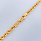 Cadena Lazo 8.5gr / 23 1/2 in / 3.1mm Oro Amarillo +3 18K $