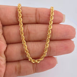 Cadena Lazo 8.4gr / 23 1/2 in / 3.2mm Oro Amarillo +3 18K $