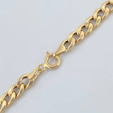 Cadena Cubana 6.2gr / 23 3/4 in / 5mm Oro Amarillo +1 18K %