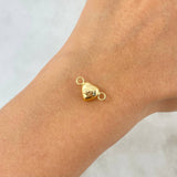 Charm Linked Heart 0.45gr / 1.4cm / Yellow Gold Stamped