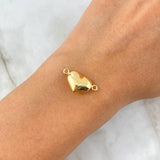 Charm Heart 0.75gr / 1.9cm / 18K Yellow Gold Stamped