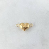 Charm Heart 0.5gr / 1.7cm / Yellow Gold Stamped ©