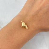 Charm Heart 0.5gr / 1.7cm / Yellow Gold Stamped ©