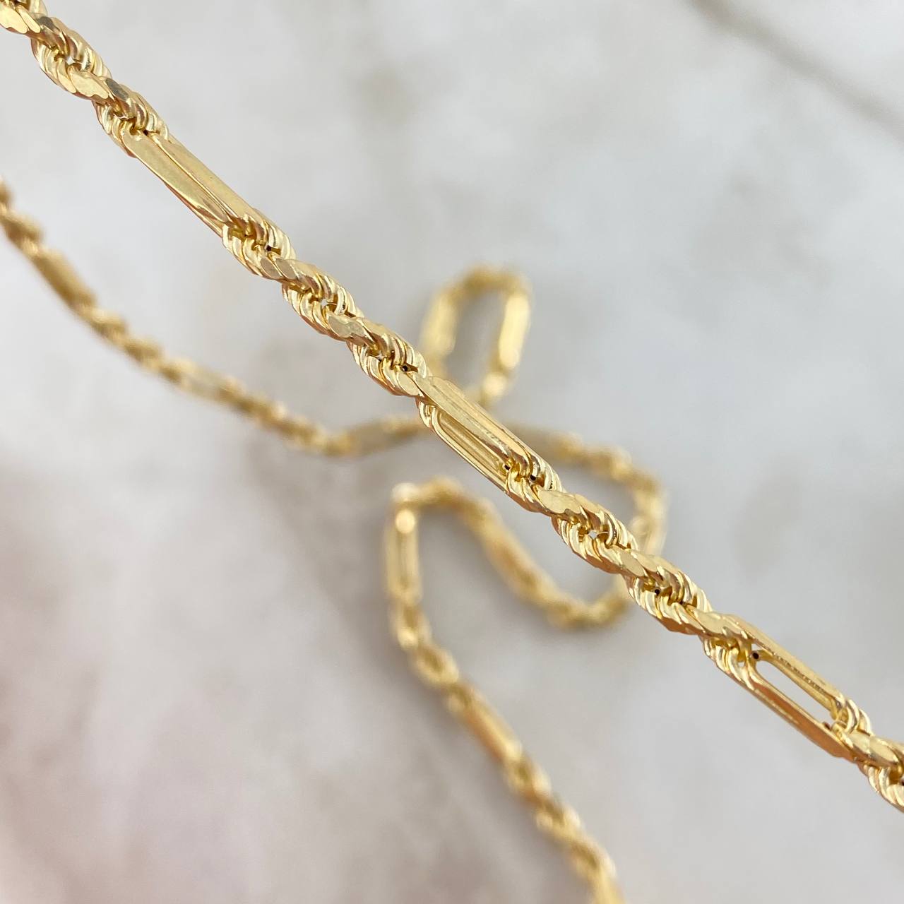 Rope Chain Special 13.1gr / 50cm / 3mm Yellow Gold +3