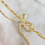 Rope Chain Special 13.1gr / 50cm / 3mm Yellow Gold +3