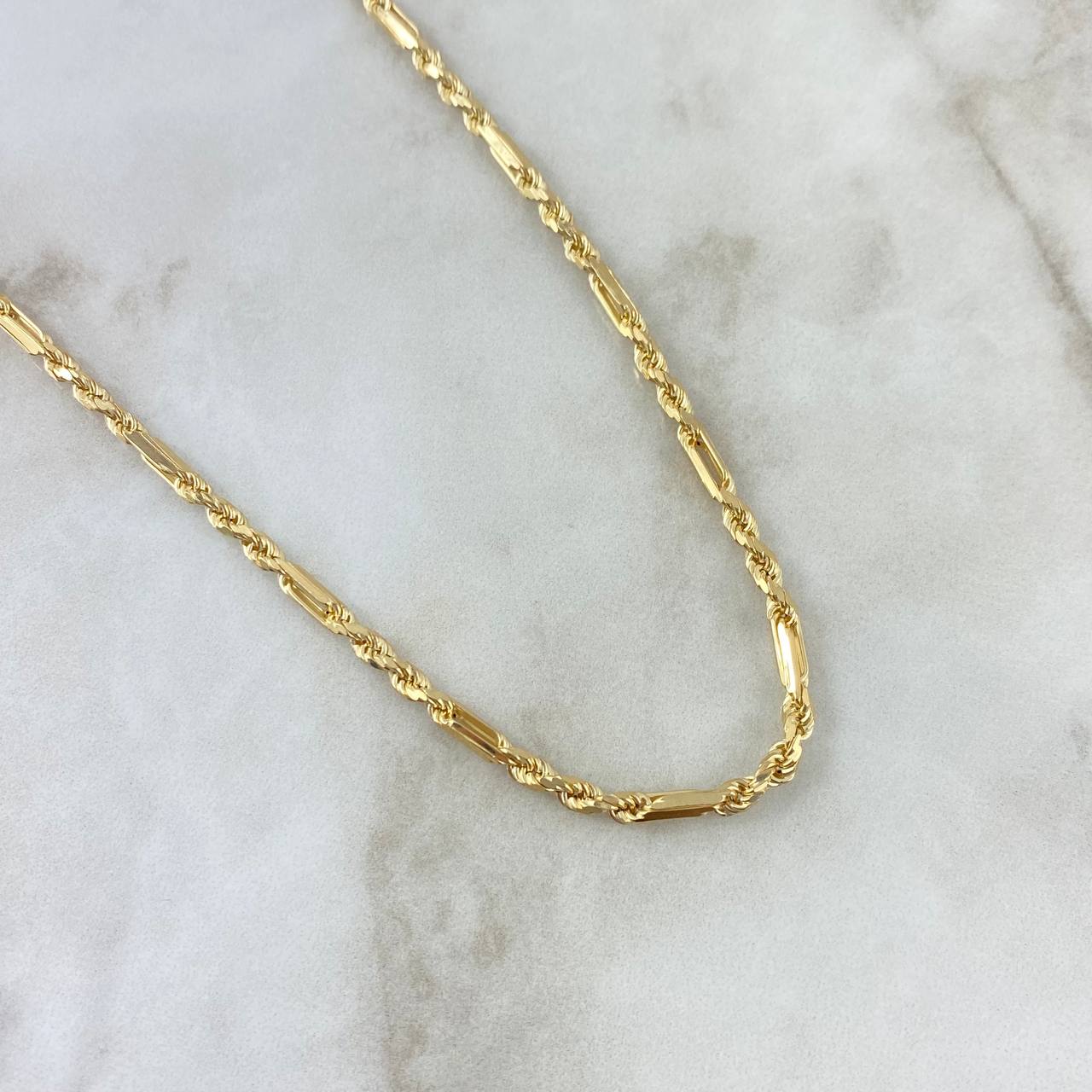 Rope Chain Special 13.1gr / 50cm / 3mm Yellow Gold +3