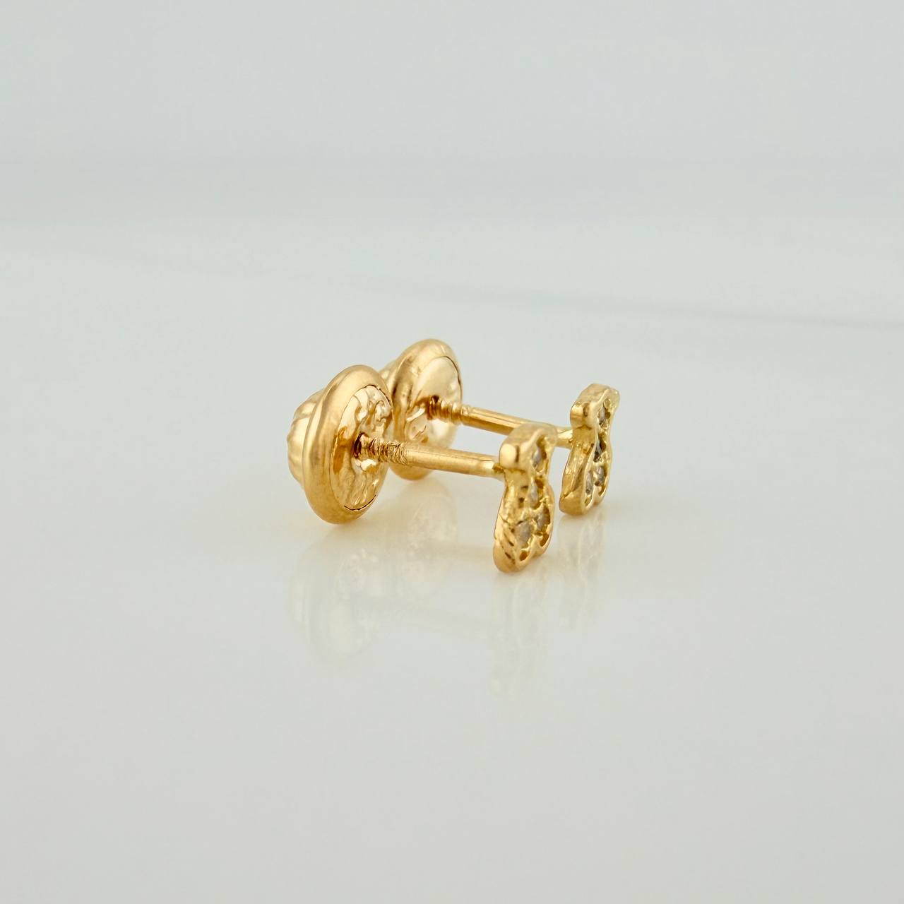 Topos Oso Ts 0.7 g / in / 4.8 mm Oro Amarillo 18K