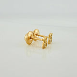 Topos Oso Ts 0.7 g / in / 4.8 mm Oro Amarillo 18K