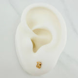 Topos Oso Ts 0.7 g / in / 4.8 mm Oro Amarillo 18K