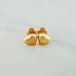 Heart Stud Earrings 0.65gr / Yellow Gold 18K &