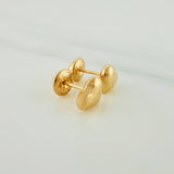 Heart Stud Earrings 0.65gr / Yellow Gold 18K &