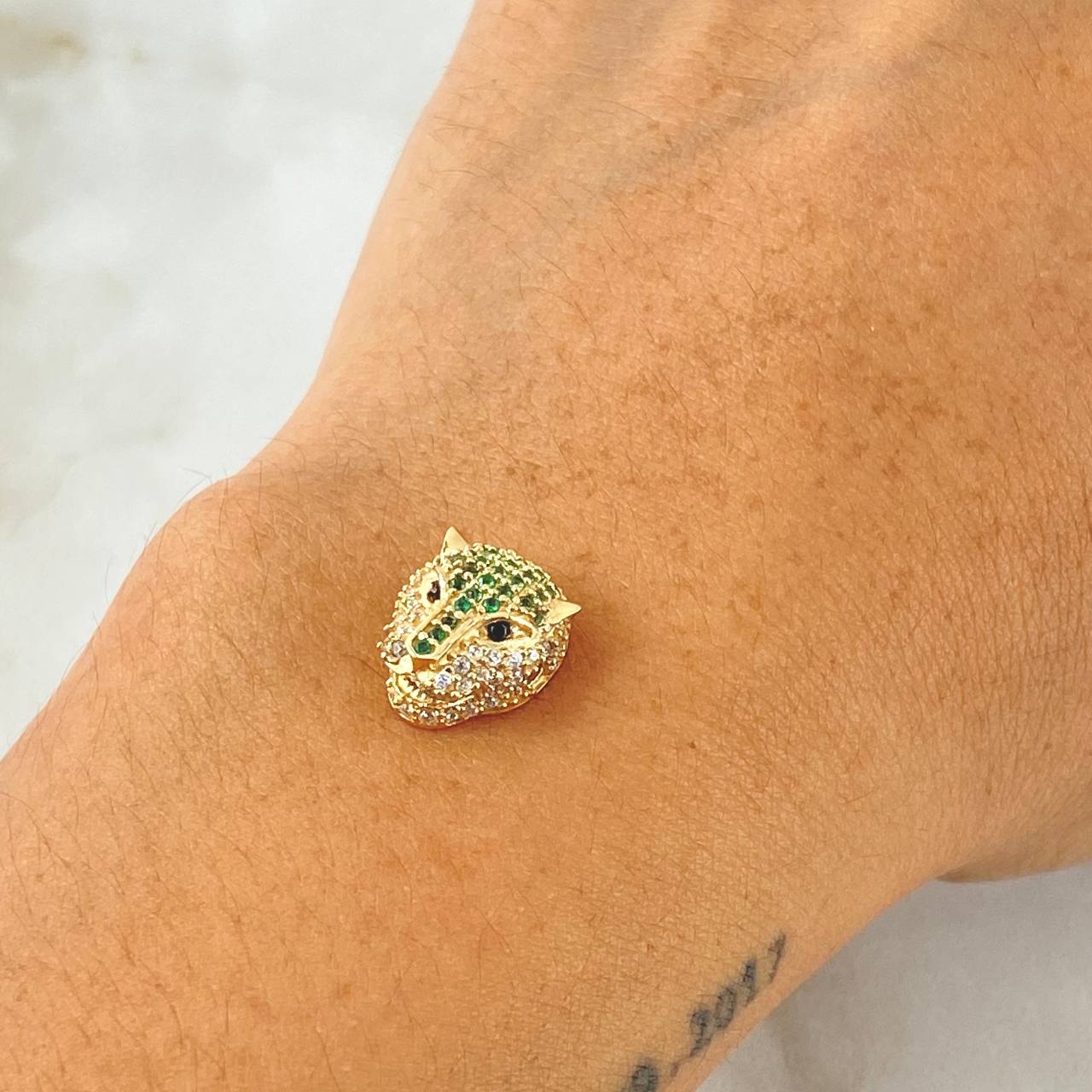 Charm Panther Head 1.9gr / 1.2cm / 18K Yellow Gold
