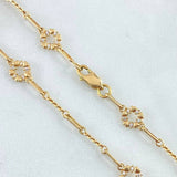 Cadena Cajón Espiral Corazones 10gr / 50cm / Oro Amarillo 18K ©