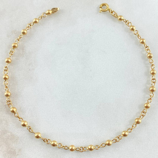 Military Type Bracelet 2.7gr / 20cm / 18K Yellow Gold ©