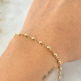 Military Type Bracelet 2.7gr / 20cm / 18K Yellow Gold ©