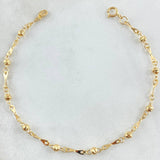 Military Type Bracelet Espiraculo 1.5gr / 7.1in / 18K Yellow Gold ©