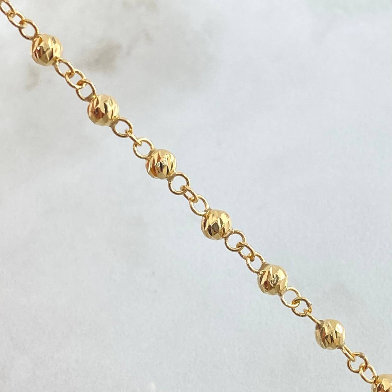 Military Type Bracelet 2.85gr / 17cm / 18K Yellow Gold ©