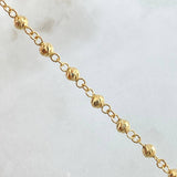 Military Type Bracelet 2.85gr / 17cm / 18K Yellow Gold ©