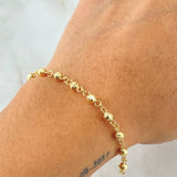 Military Type Bracelet 2.85gr / 17cm / 18K Yellow Gold ©