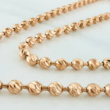 Cadena Militar 31.1 g / 28 1/4 in / 4 mm Oro Rosa 18K