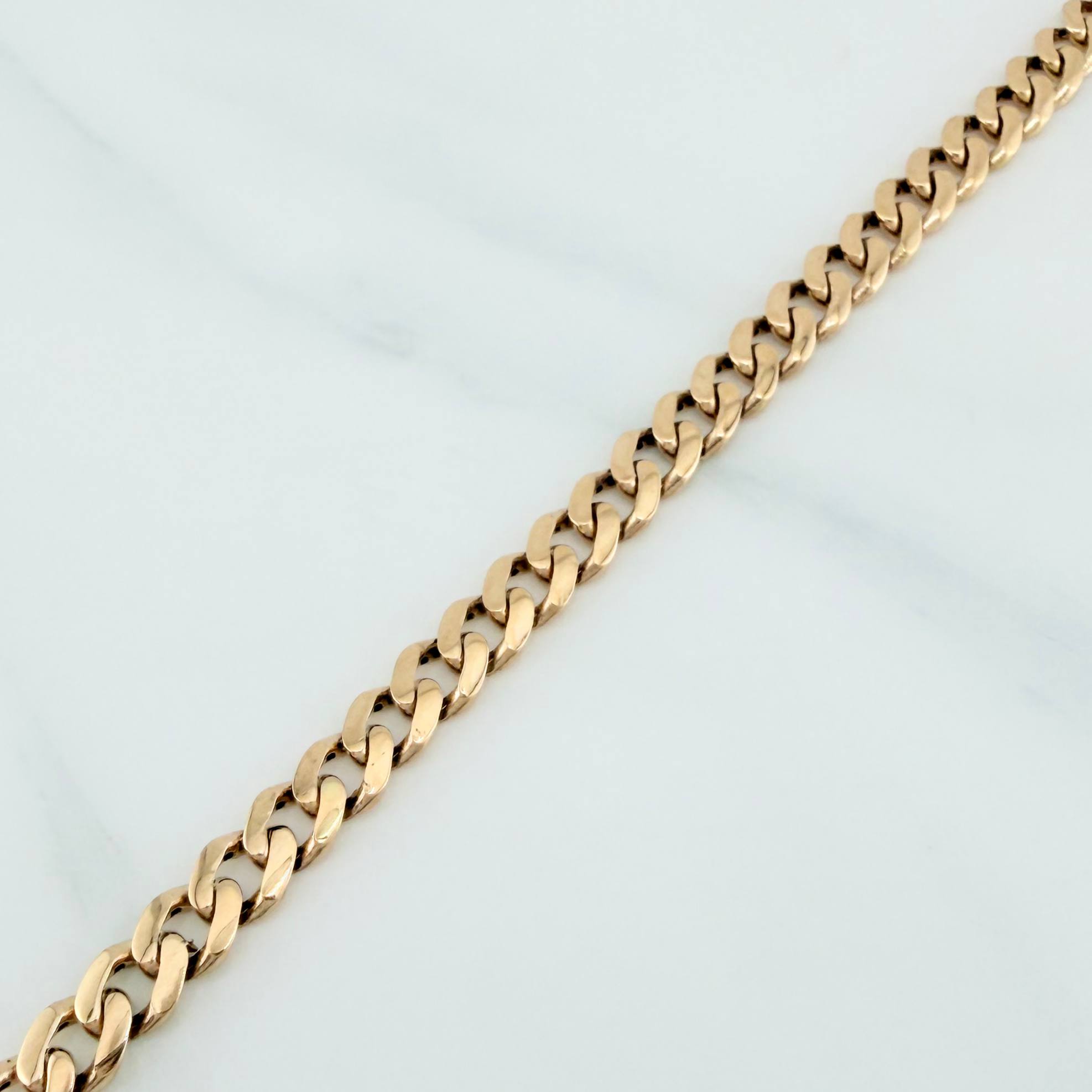 Pulso Cubano 5.35 g / 8 1/4 in / 4.9 mm Oro Amarillo 18K