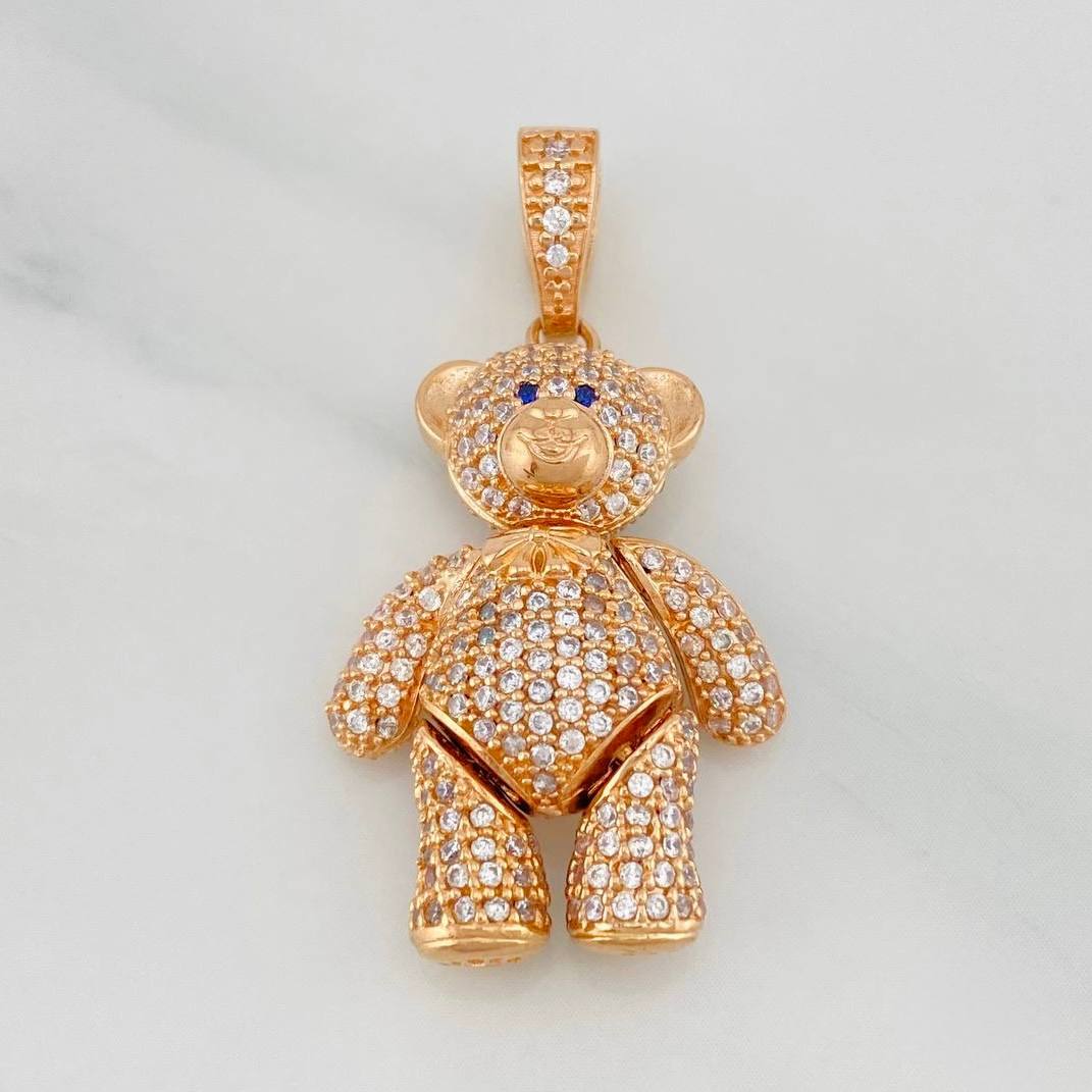 Articulated Bear Pendant 9.75 g / 1 1/2 in 18K Rose Gold
