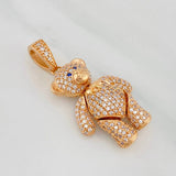 Articulated Bear Pendant 9.75 g / 1 1/2 in 18K Rose Gold