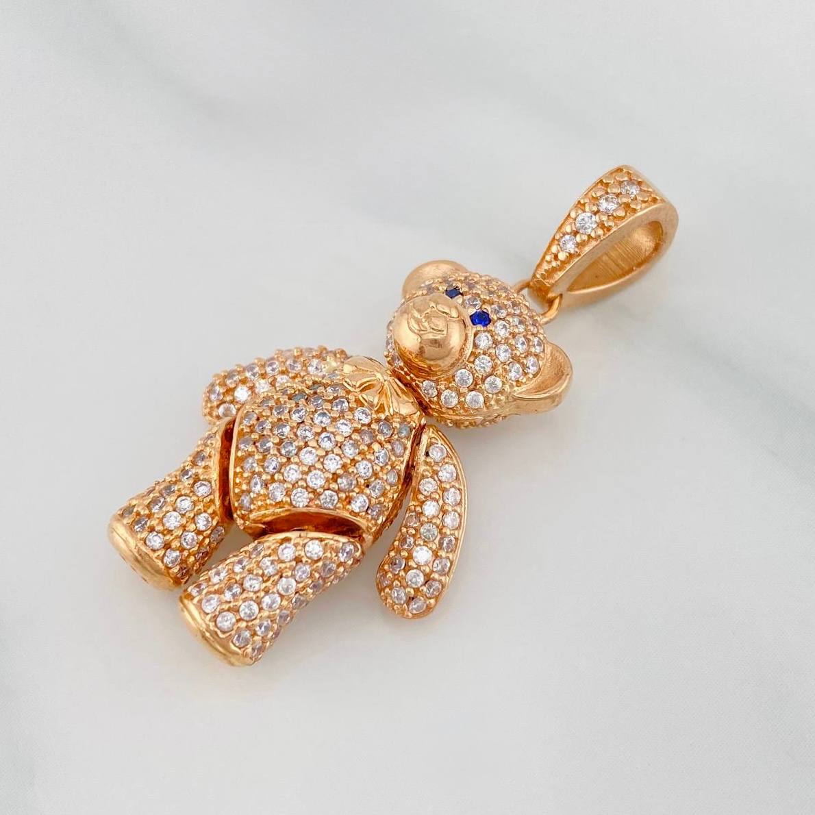 Articulated Bear Pendant 9.75 g / 1 1/2 in 18K Rose Gold